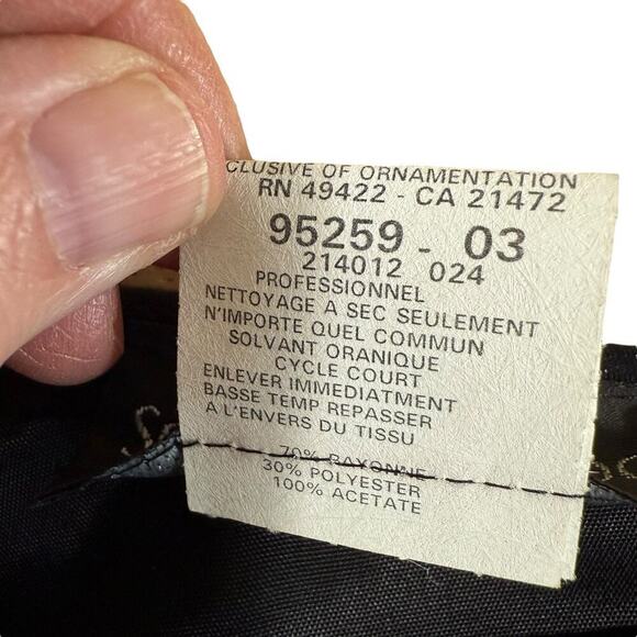 Vtg 80s SCOTT McCLINTOCK Black A-line Maxi Skirt Women’s 4 Romanticgoth HOCO - Picture 8 of 10